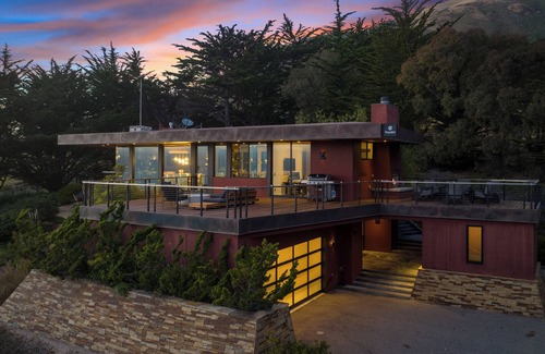 Ragged Point Villa | Villa Big Sur Coast Luxury Get-Away That Sleeps 10+ W/Gym, Poker Room & More