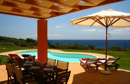 Skala Villa | Villa Brio Exclusive Villa A:Spacious, waterfront, private, jetty, next to Skala