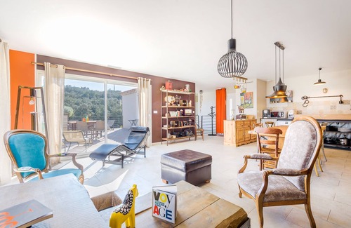 Saint-Siffret House | Villa Célestine 10 pers. indoor heated pool