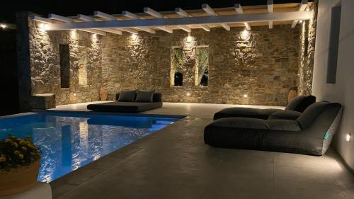 Psarou House | Villa Camelia 2 - Psarou View - Private pool and Jacuzzi