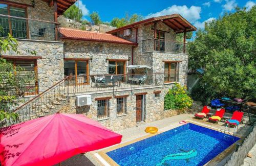 Fethiye Apartment | Villa Candy Stone, Private Pool Villa for 8 People
