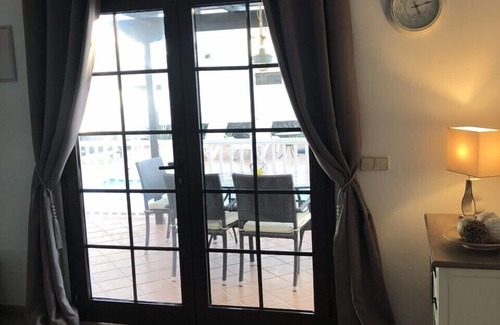 Playa Blanca Villa | Villa Cara: Beautiful modern villa with gated heated pool & air con.