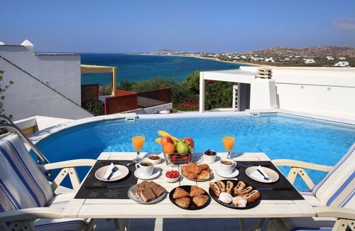 Maragas Villa | Villa 'Cave' 3 pax Infinity Pool Beach Hotel Villa Paradise Naxos