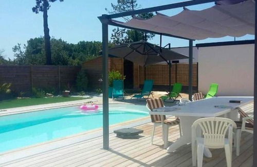 Saint-Jean-de-Monts Villa | Villa de 3 chambres avec piscine privee jardin clos et wifi a Saint Jean de Monts a 3 km de la plage