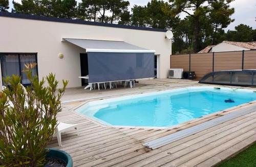 Saint-Jean-de-Monts Villa | Villa de 3 chambres avec piscine privee jardin clos et wifi a Saint Jean de Monts a 3 km de la plage