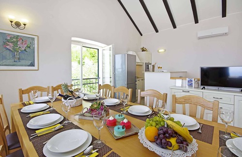 Brsecine Villa | Villa Dias -stunning sea views, pool, sauna and beautiful terraces for 12 guests