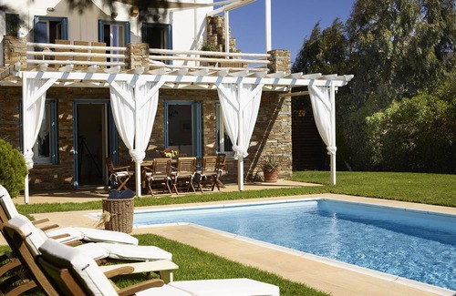 Ydrousa Villa | Villa Etheria with private pool in Andros Greece-Enjoy a memorable vacation
