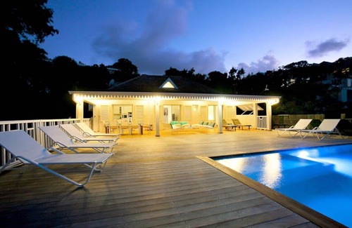 Anse Marcel Villa | Villa Flamboyant, heated swimming pool, sublime view of Anse Marcel