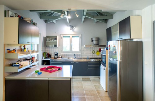 Svoronata Villa | Villa Gaia: Colourful, Artistic, Seaside Villa - Sleeps 10 - Private Pool