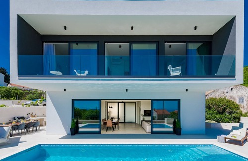 Orasac Villa | Villa Garden Rose - Spectacular Sea View and Exclusive Privacy