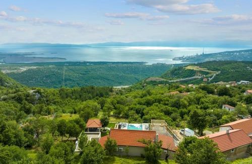 Bakar Villa | Villa Green Garden - Infinity Pool, Jacuzzi, Sauna and Panoramic Sea View