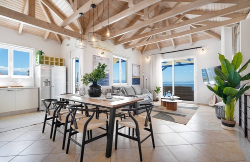 Tersanas Villa | Villa Hemera, ocean view private heated pool