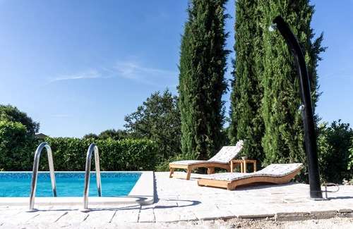 Smoljanci Villa | Villa Histria Relax for 8 people in Central Istria with sea view and children playground
