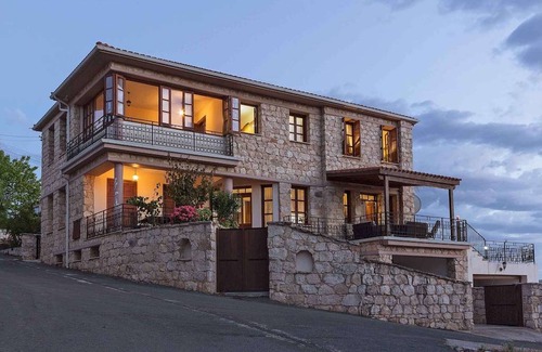 Peristerona Villa | Villa Irene Palace: Large Private Pool, Sea Views, A/C, WiFi