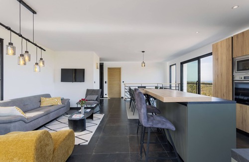 Solenzara Villa | Villa Kalinas Classée 4 à Solenzara - Vue mer à 180°