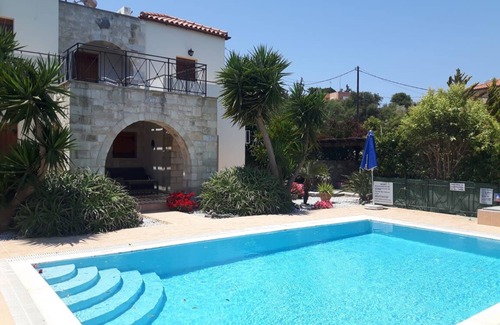 Kefalas Villa | Villa Kristina, Luxury villa, sea view, private pool, outdoor kitchen/living