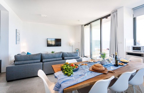 Kissonerga Villa | VILLA LARA - BEACH FRONT, HEATED POOL, HOT TUB, WALK TO RESTAURANTS/BARS
