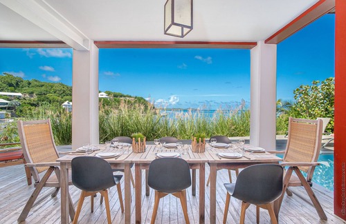 Le Francois Villa | Villa Les Agaves, waterfront on the lagoon