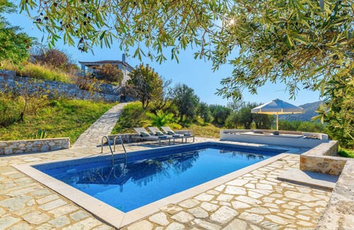 Skopelos Villa | Villa Levanda: Large Private Pool, Sea Views, A/C, WiFi