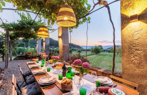 Vorno Villa | Villa Magnolie, a 5 bedrooms Traditional Villa in Lucca with Private Garden in the Hamlet of Vorno