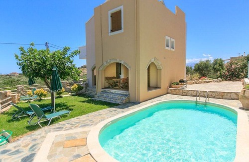 Megala Chorafia Villa | Villa Neria: Large Private Pool, Sea Views, A/C, WiFi