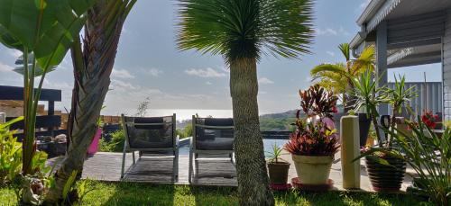 Grand Bois Villa | Villa Océane SUPER VUE OCEAN & piscine chauffée