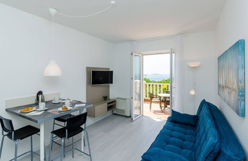 Plat Apartment | Villa Panorama Dubrovnik (A1) - Deluxe One Bedroom Apartment with Terrace and Sea View