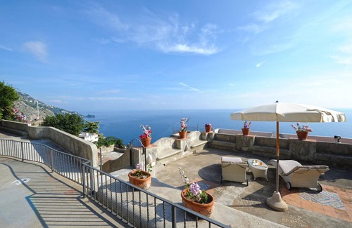 Praiano Villa | Villa Panorama - Pool Overlooking the sea and Sauna