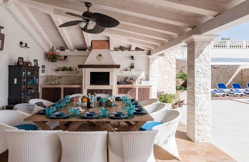 Orasac Villa | Villa Paradiso - luxury 7-bedroom villa with a heated pool and sea views
