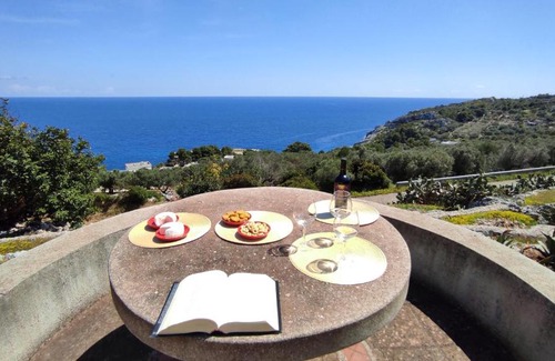 Marina di Novaglie Villa | Villa Resta - Ampio Giardino E Splendida Vista Mare