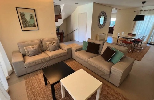 Luz de Tavira Villa | Villa "Rose House" with Shared Pool, Private Terrace & A/C