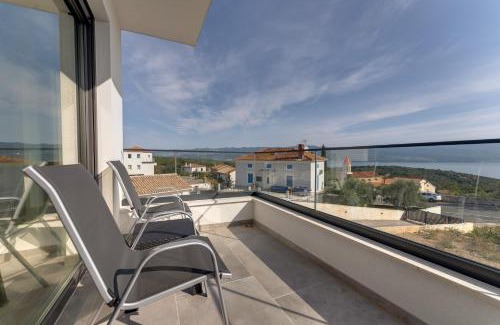 Risika Villa | Villa Rosemary -semi-detached villa with a pool and a panoramic view, close to a sandy beach - by TRAVELER tourist agency Krk