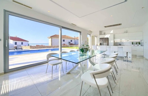 Krk Villa | Villa Sia with heated pool, Seaview, garage & E-bikes