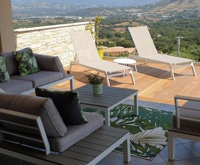 Alata Villa | Villa Standing - Piscine et Vue Mer