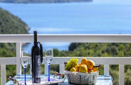Podimoc House | Villa Sunce Doli - Double Room with Balcony and Sea View