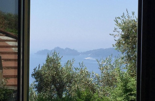 Zoagli Villa | Villa surrounded by greenery with sea view over the Gulf of Portofino