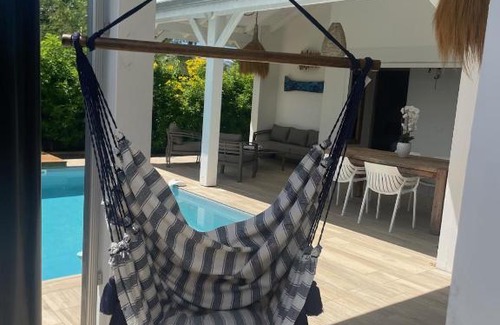 Saint-Francois Villa | Villa Tropic' Al. Piscine privée. Cuve à eau