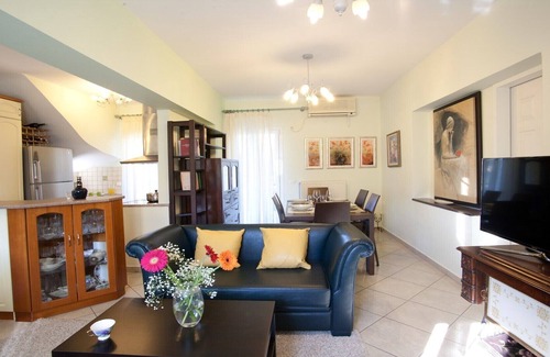 Kariotai Villa | Villa Vassiliki (Anthemis villas) - Private pool, BBQ, playground for kids