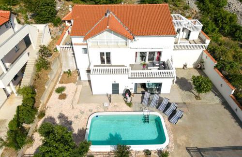 Senj Villa | Villa with a beautiful panoramic view and a swimming pool- by Traveler tourist agency Krk ID 2397
