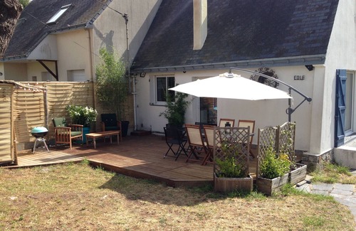 Le Pouliguen House | Villa with garden 250 m from the sea and the wild coast in a quiet