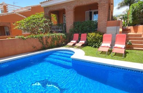 Torrequebrada Villa | Villa with heated private pool, sea view& turkish sauna