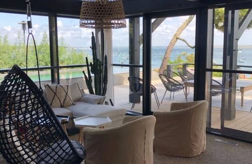 Cap-Ferret House | Villa with panoramic bay view - infinity pool and sauna