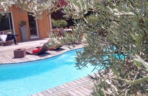 Claouey Villa | Villa with pool and ocean basin between peninsula of Cap Ferret.