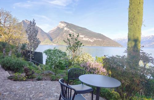 Faulensee Apartment | Villa with pool, garden & direct at lake