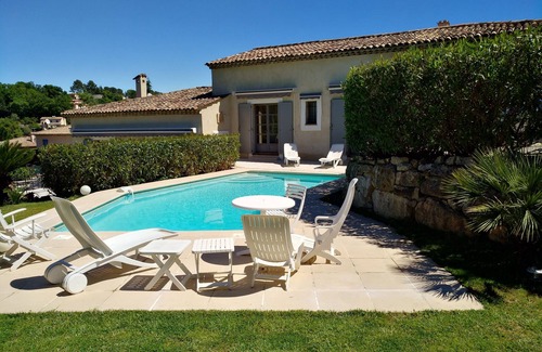 Valbonne Villa | Villa with terraces and swimming pool panoramic view. Near golf courses and beach, 1km from village