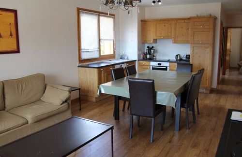 Saint-Jean-de-Sixt Apartment | Village Center Apartment with Balcony and Parking in St Jean de Sixt, Near La Clusaz