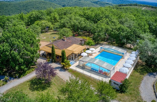 Orliaguet Ski Chalet | Village de gîtes La Truffière: Chalets in the heart of nature with heated swimming pool