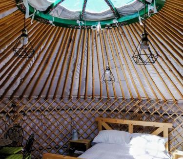 Bethania Other | 'Villager' the Yurt at Pentref Luxury Camping