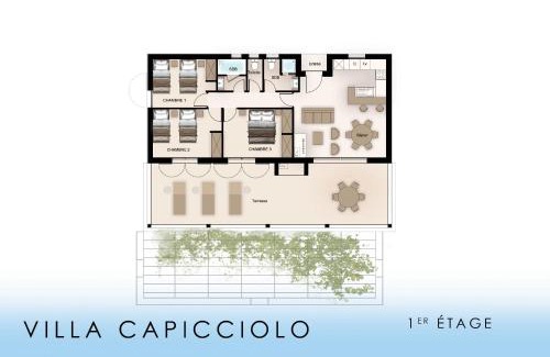 Olmeto Villa | Villas Valinco Capicciolo vue-proche mer-piscines