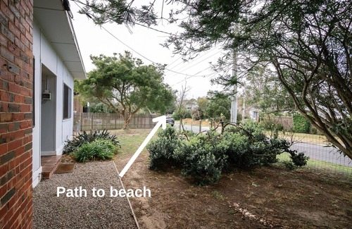 Somers House | Vintage Beach Cottage - across road from beach